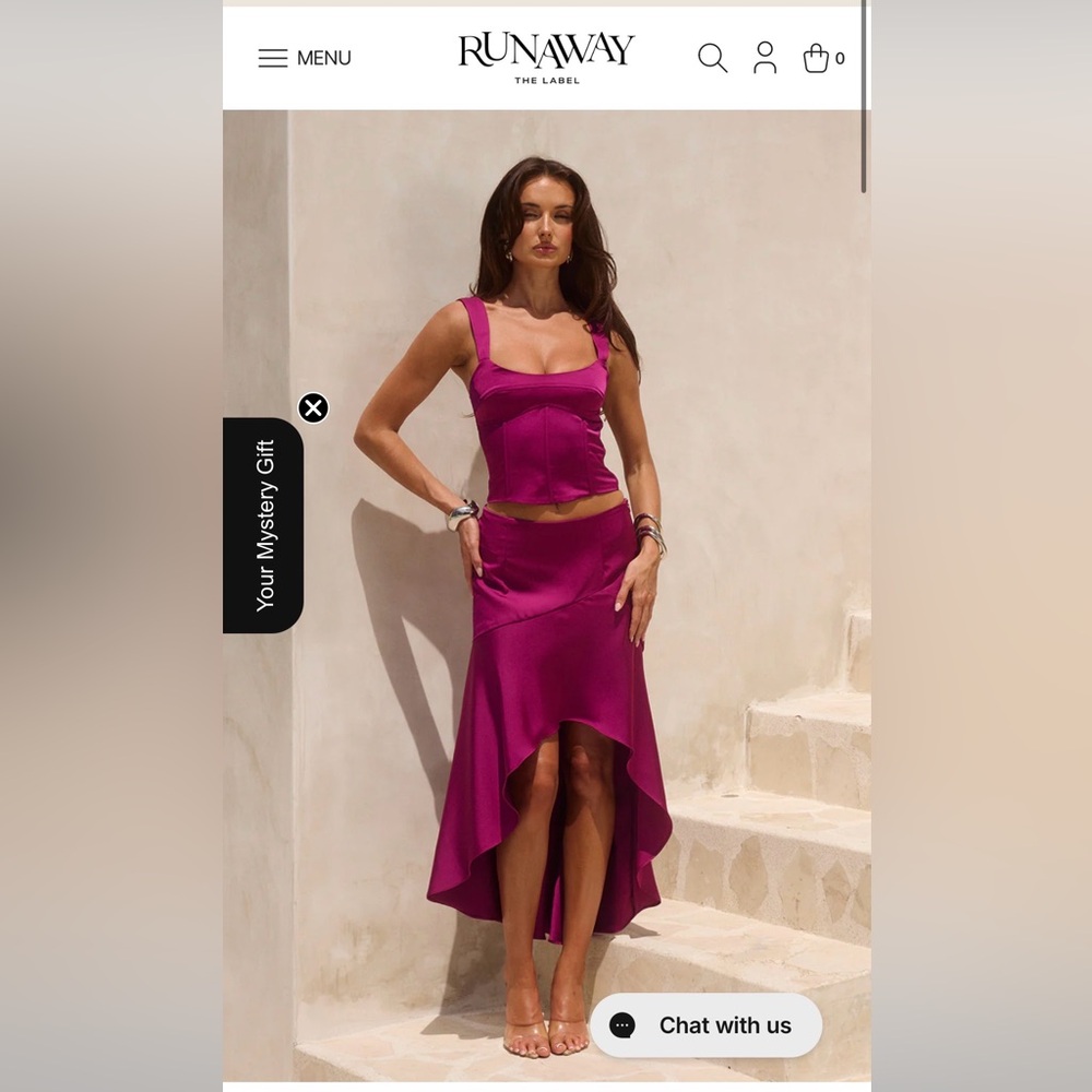 Runaway the Label Fuchsia Matching Set